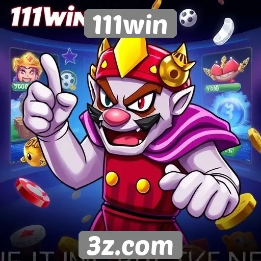 Opções de jogos disponíveis no 111win