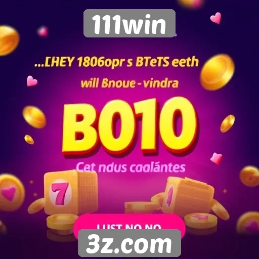 Plataforma 111win destaca bônus de boas-vindas